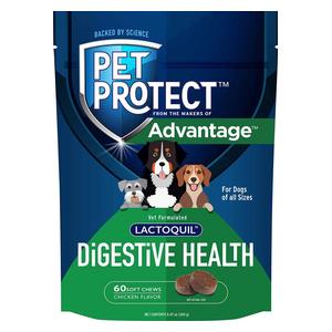 Pet Protect Lactoquil Digestive Health Soft Chews for Dogs Elanco Animal Health